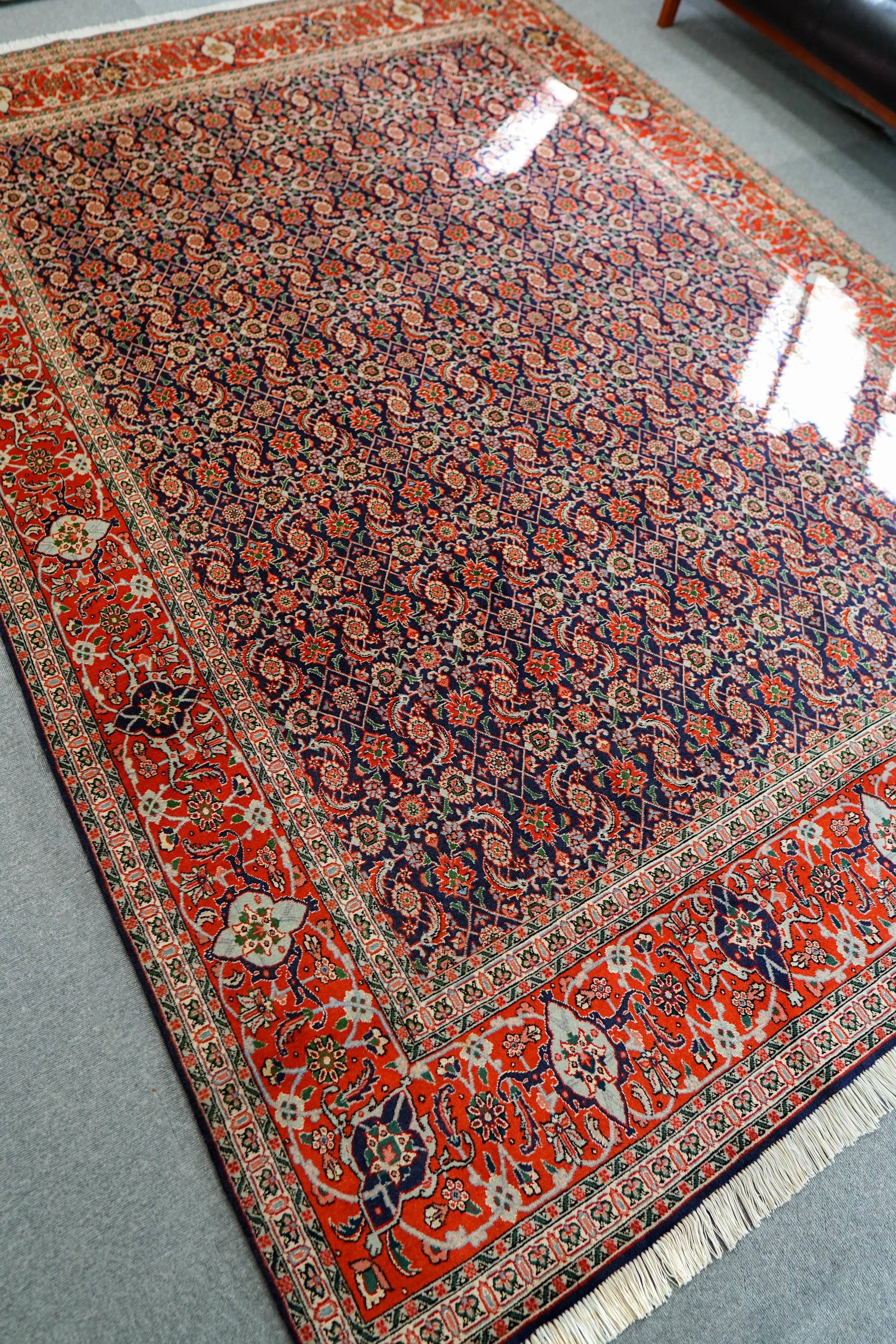 295×202cm ペルシャ手織り絨毯タブリーズ産 Decorworks