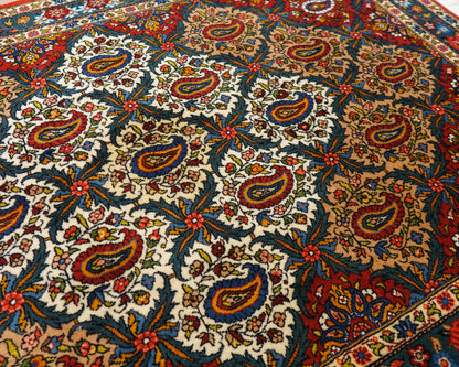  ペルシャ絨毯 バクティアリ産 200×130cm｜ボテ（ペイズリー）文様・手織り