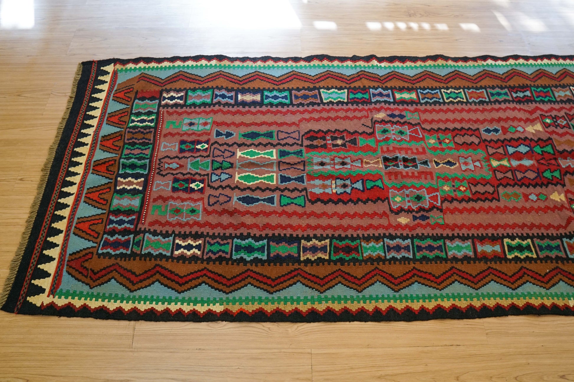  ペルシャ手織りキリム 210×100cm