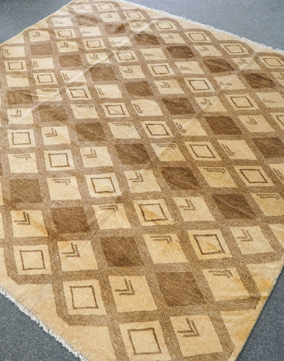 190×198cm   パキスタン手織りギャッベ Decorworks