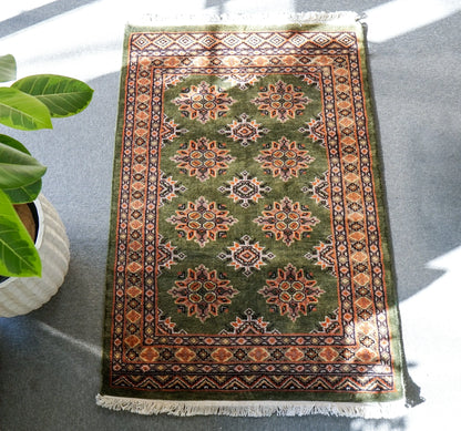 120×80cm パキスタン手織り絨毯 Decorworks
