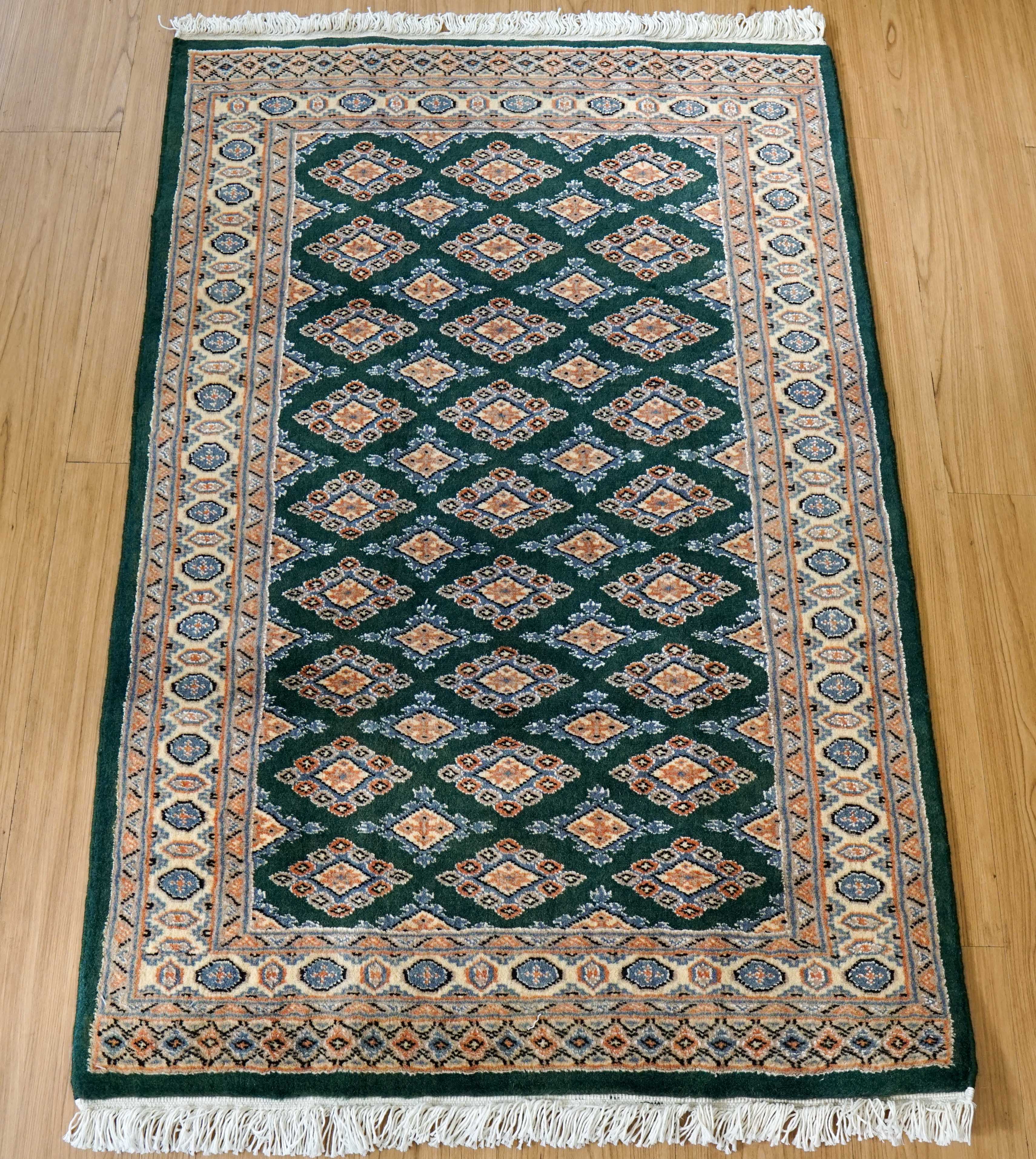 パキスタン絨毯　（188×277cm) 120×80cm パキスタン手織り絨毯 - Decorworks