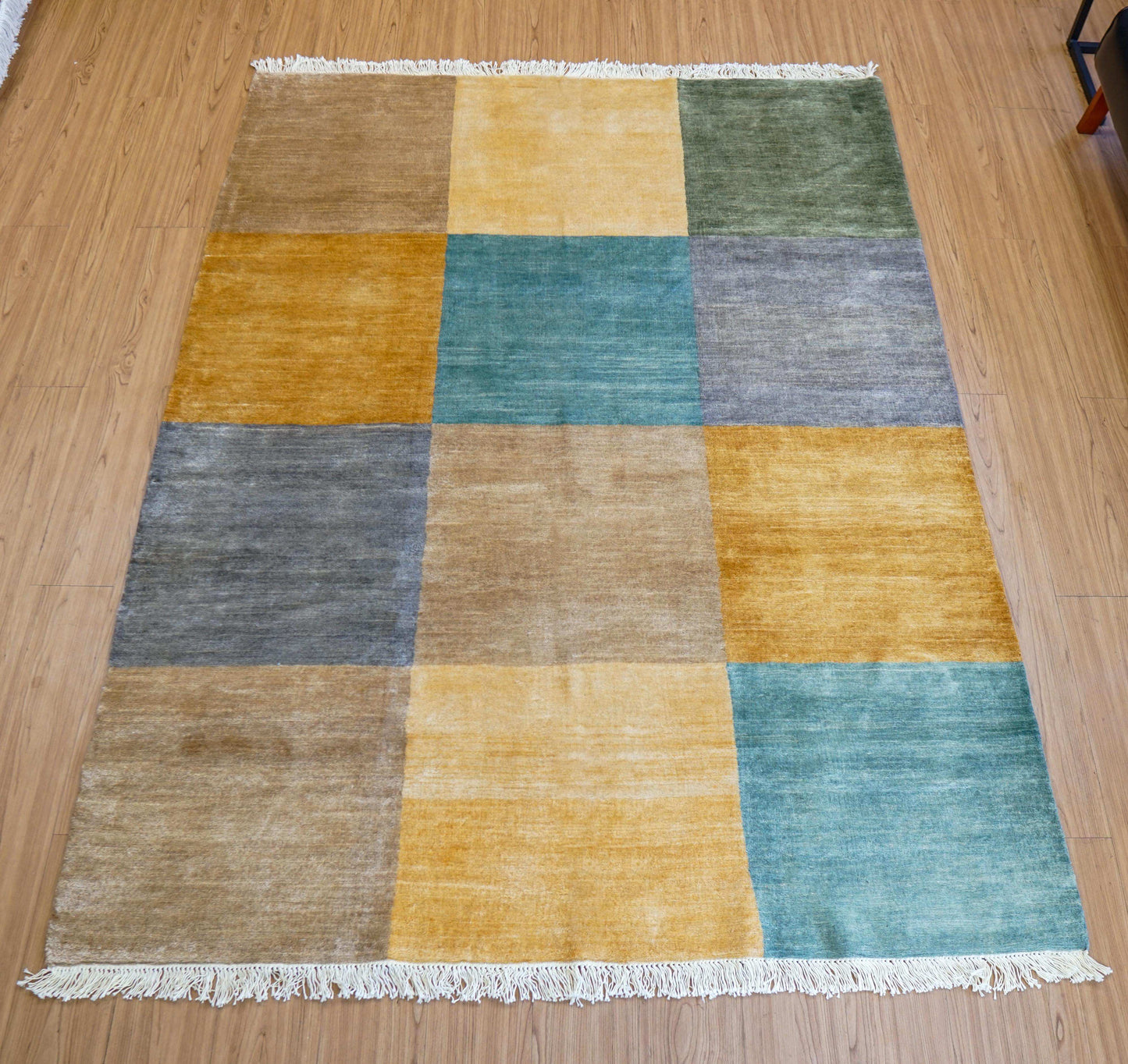  パキスタン手織りギャッベ 221×154cm