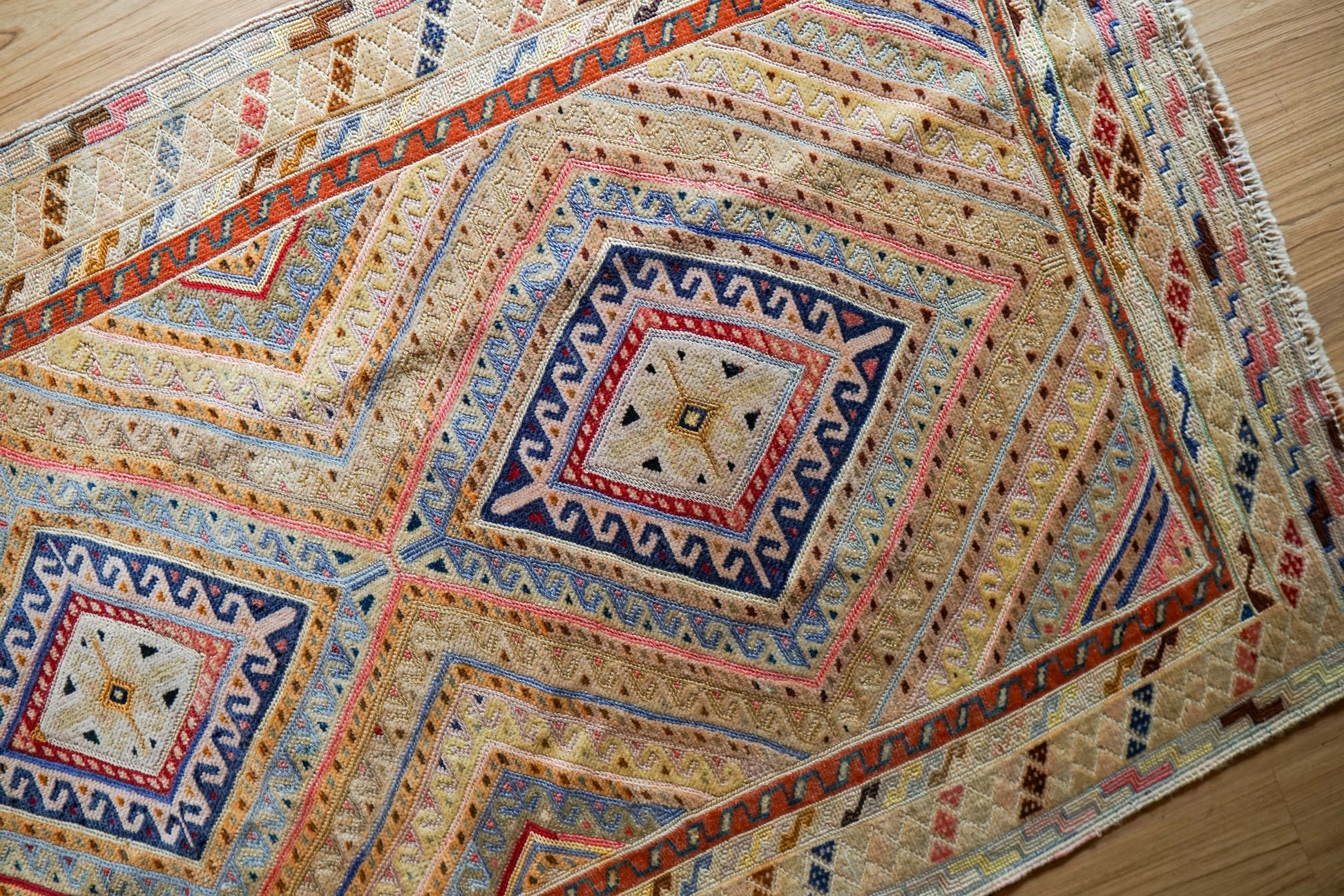 Collection 120×80cm アフガニスタン オールドマシュワニキリム 手織り 絨毯