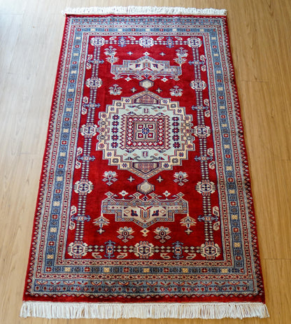 パキスタン手織り絨毯 156×94cm