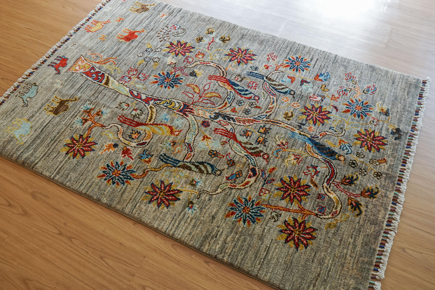 Collection 150×98cm  アフガニスタンガズニウール手織りギャッベ