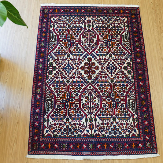 手織りペルシャ絨毯 メイメ産 オールド157×110cm