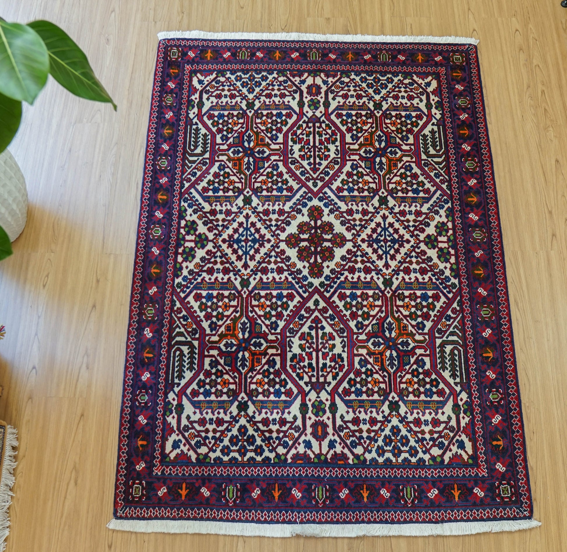  ペルシャ絨毯 カシャーン 157×110cm