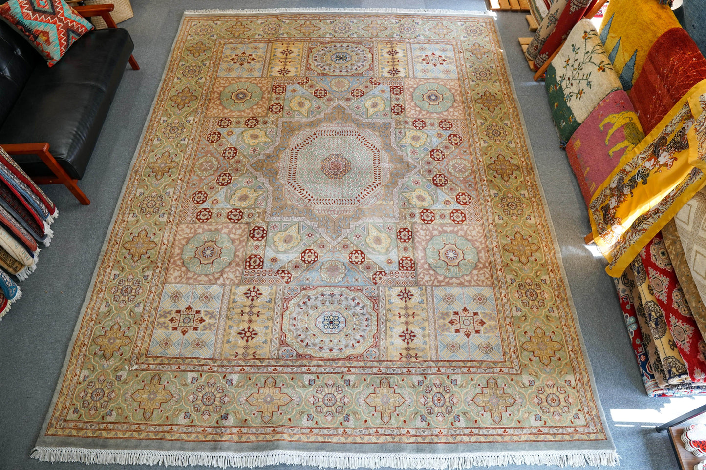 Collection 314×240cm パキスタン手織り絨毯｜マムルーク様式 ダブルノットの上質な