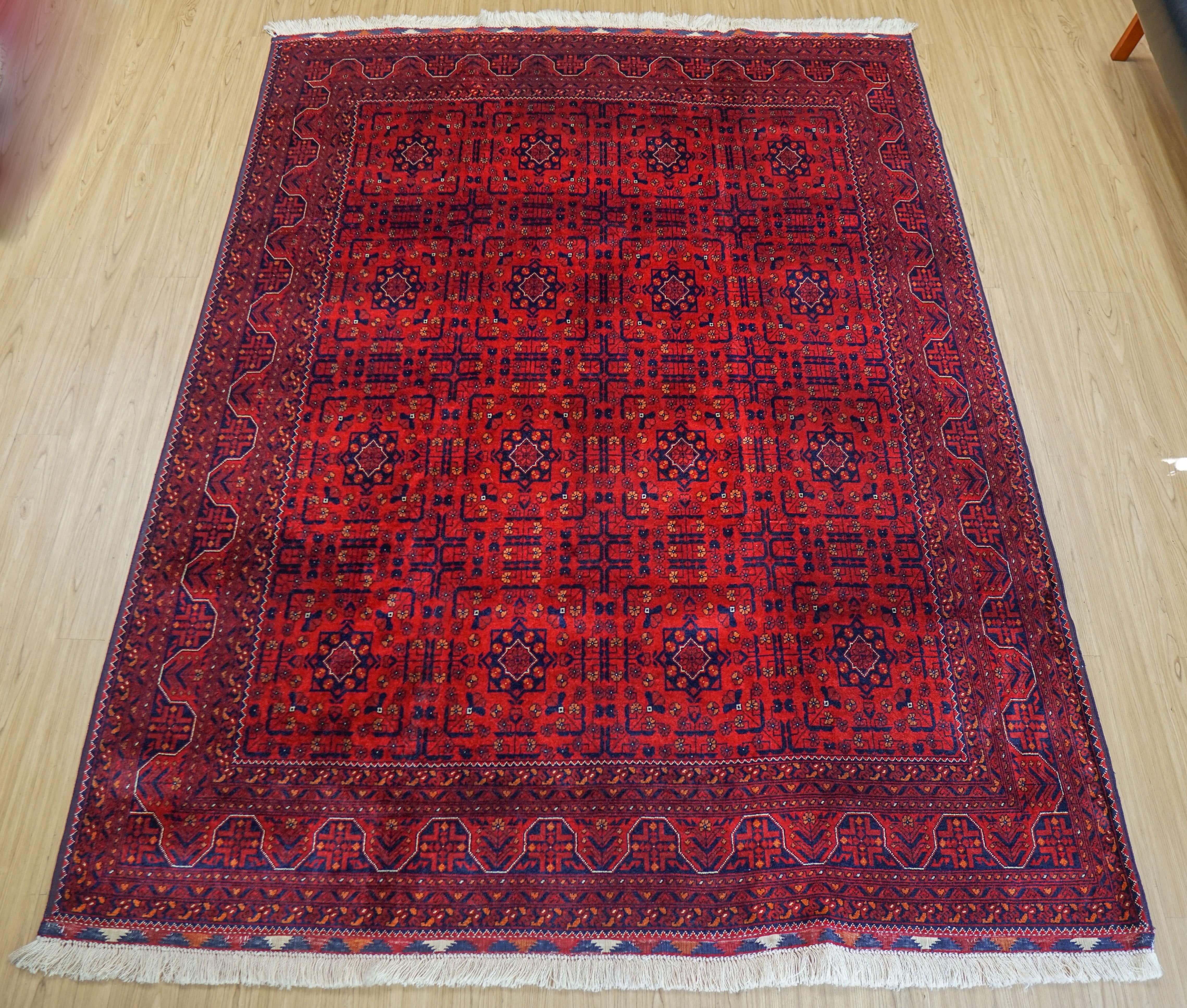 アフガニスタン絨毯 カールモハメディ ビルジククオリティ 240×180cm