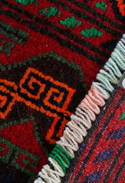 Tribal Rug, Vintage Rug, Baluch, 68x47cm, Persian Rug, Entry Mat Size