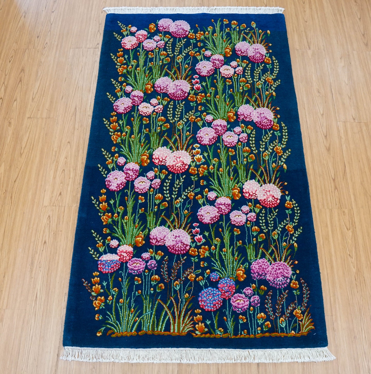  ペルシャ手織り絨毯 タブリーズ 175×103cm