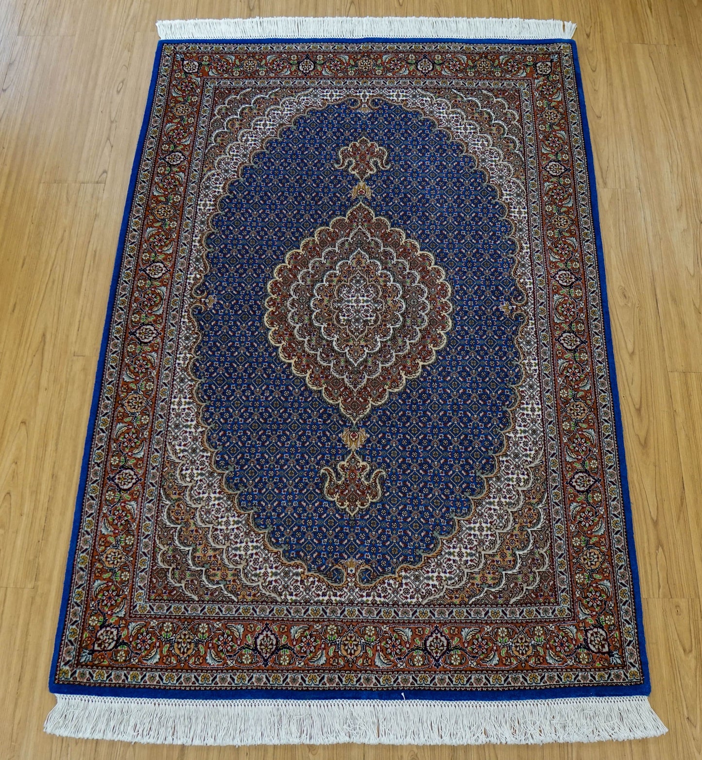 Collection 154×106cm 手織り ペルシャ絨毯 タブリーズ産　50RAJ