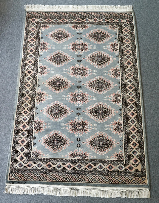 144×92cm【パキスタン手織り絨毯】 Decorworks