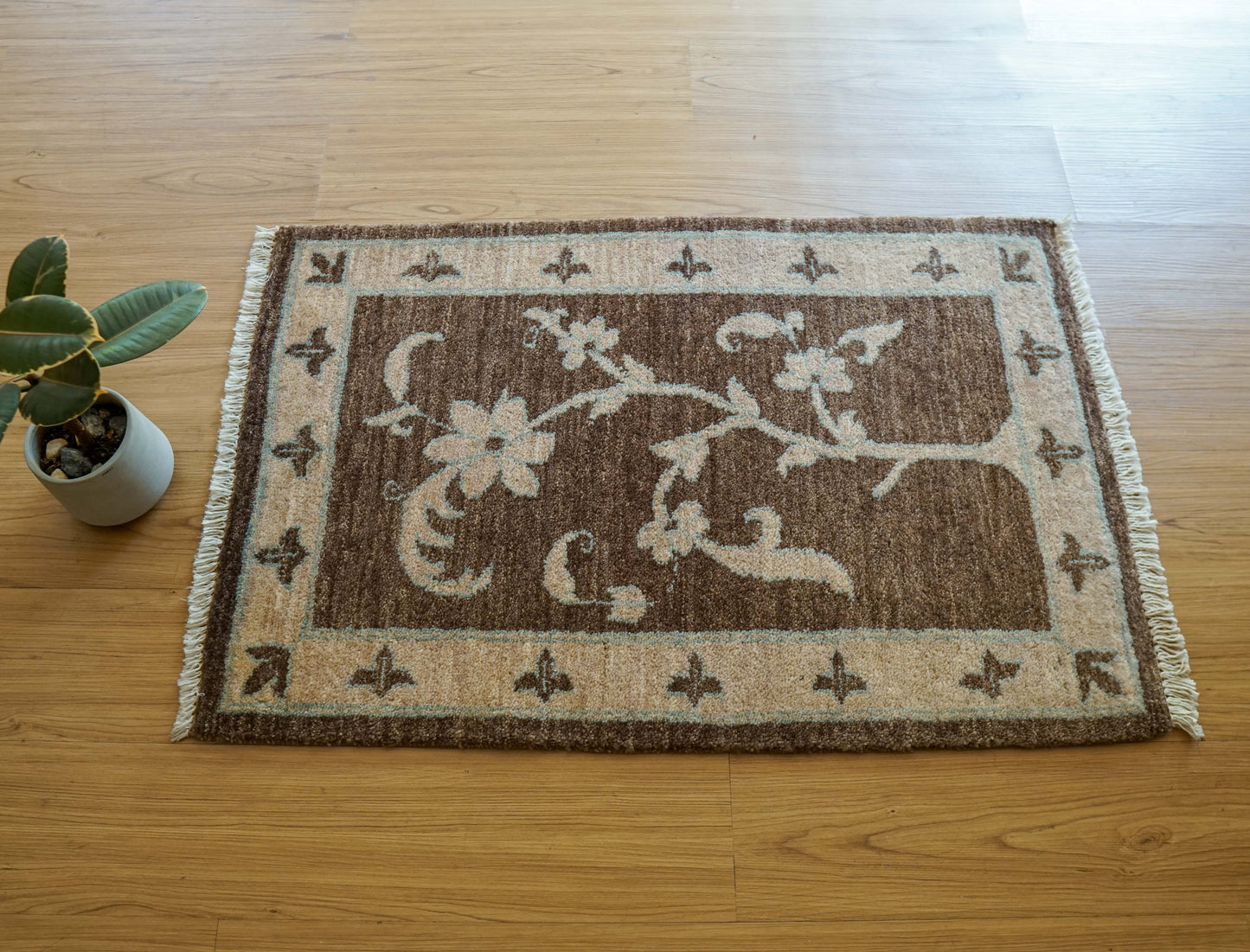  パキスタン手織りギャッベ94×60cm