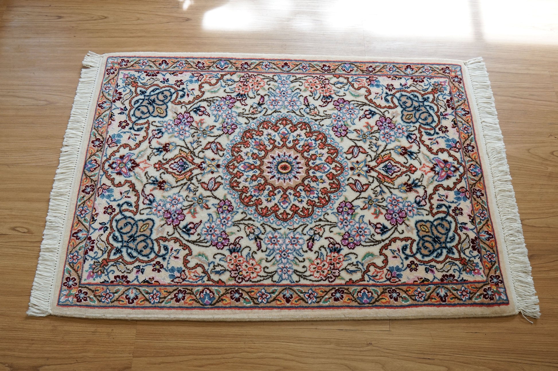 Collection 90×60cm ペルシャ手織り絨毯 ナイン産