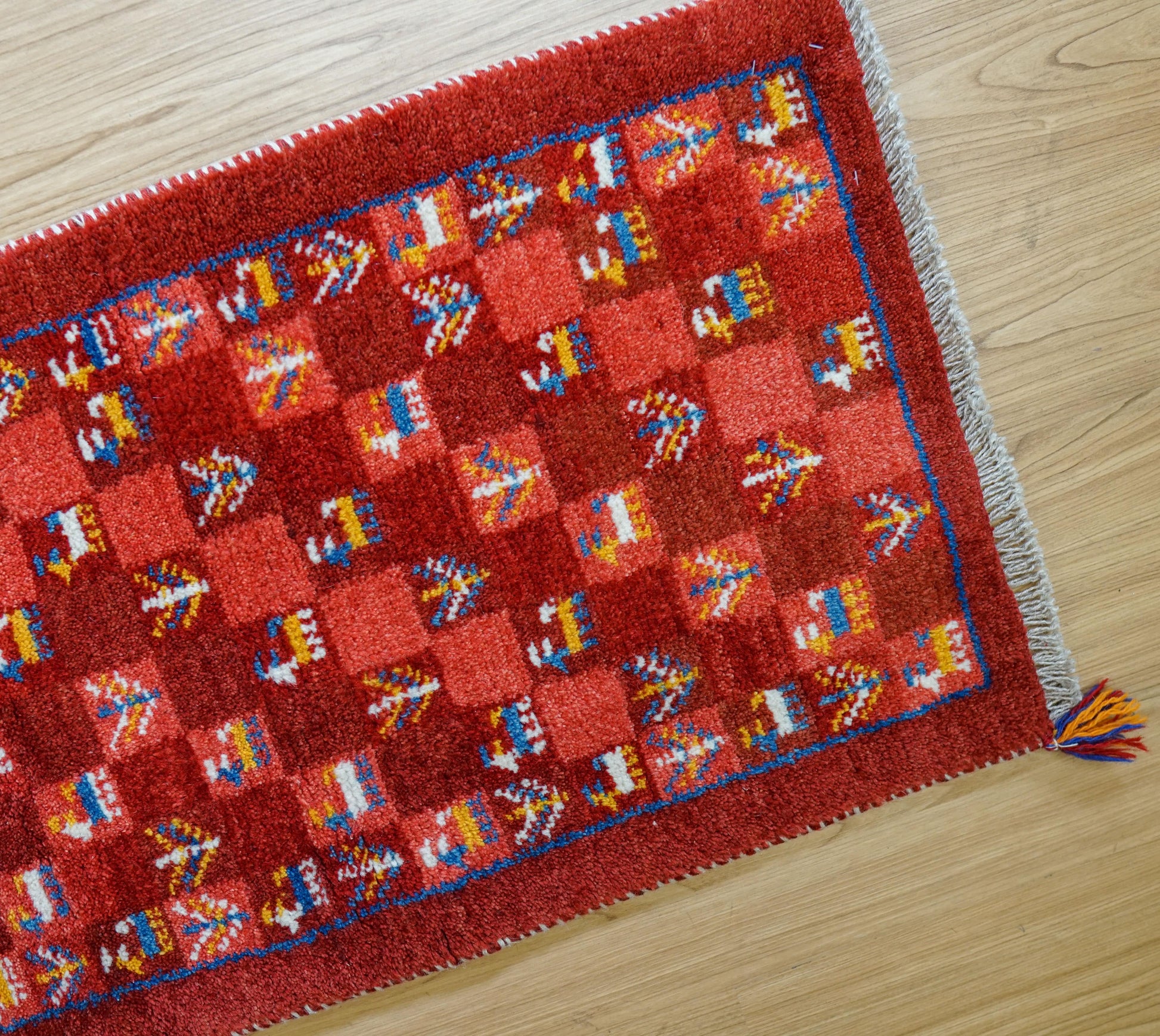 Collection 145×50cm ペルシャ絨毯 手織りギャッベ アマレ族　ランナー