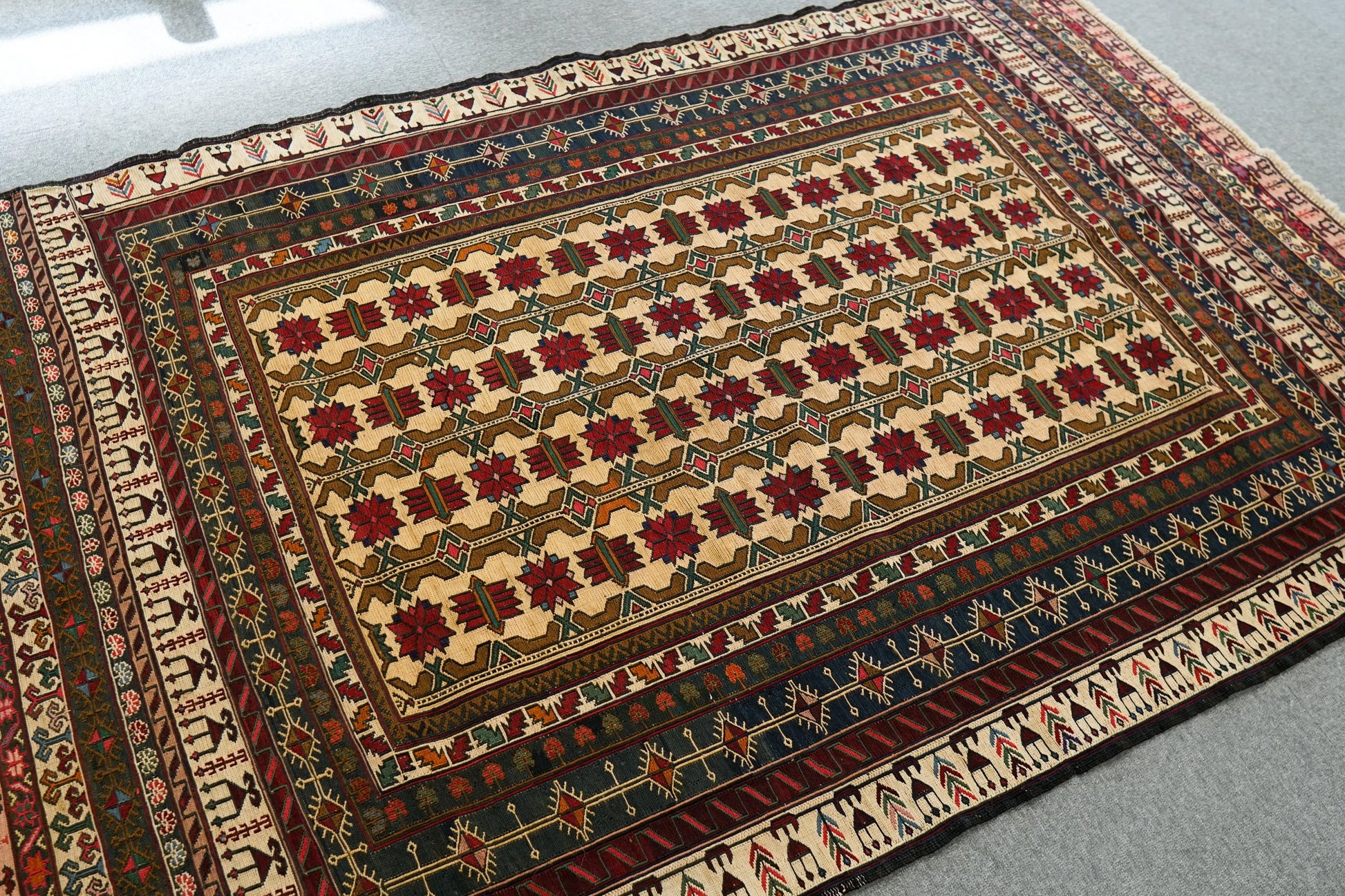 190×141cm  ペルシャ手織りキリム Decorworks