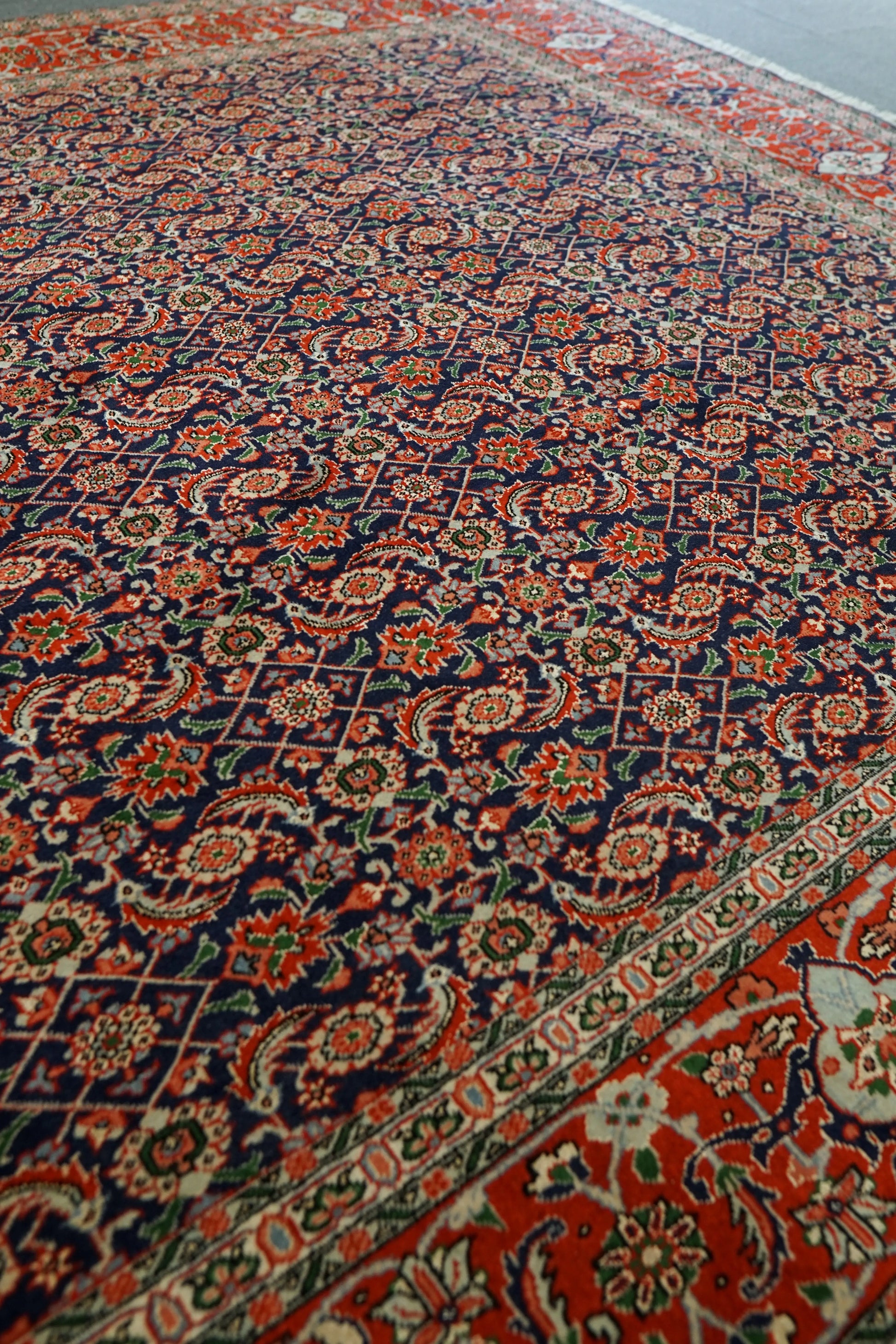 295×202cm ペルシャ手織り絨毯タブリーズ産 Decorworks