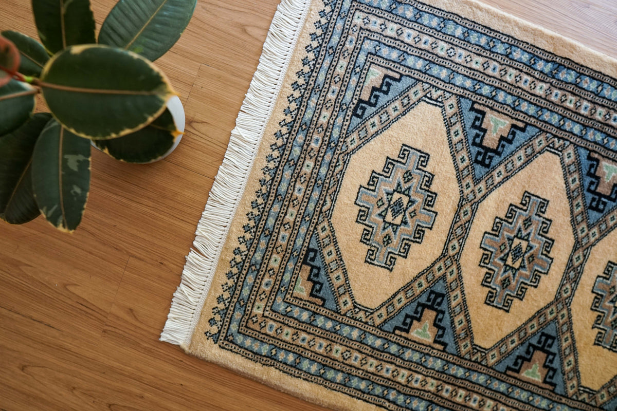  81×63cm  パキスタン手織り絨毯
