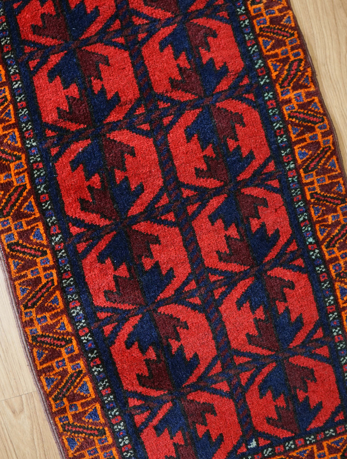  トライバルラグ バルーチ族 82×48cm ヴィンテージ ラグ