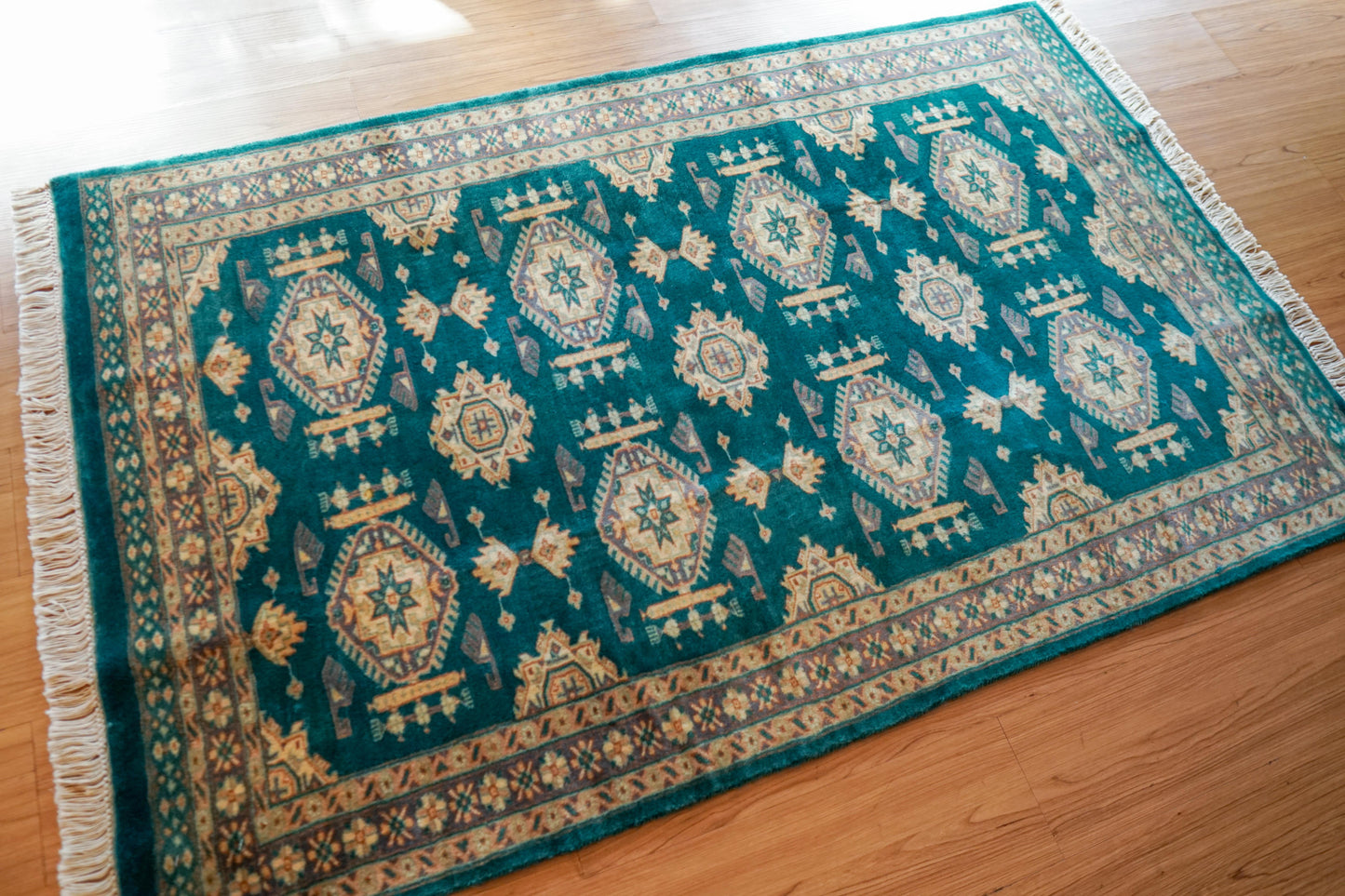  パキスタン手織り絨毯  156×95cm