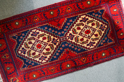 106×53cm アフガン手織り絨毯 カールモハメディ Decorworks