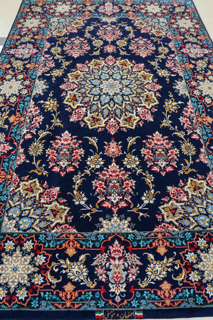  ペルシャ絨毯 イスファハン産 モメニ工房 200×130cm