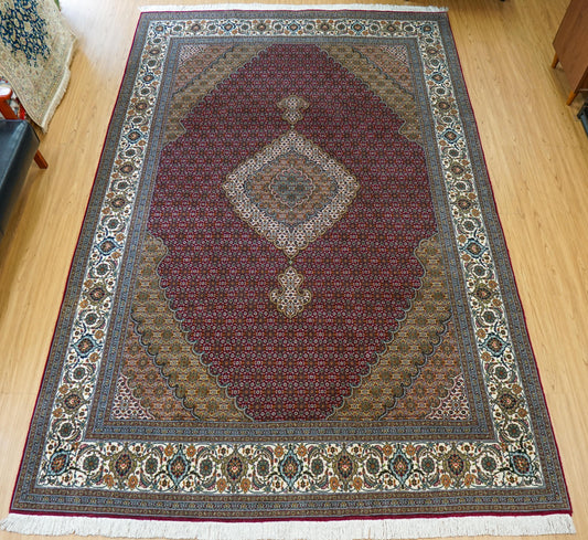 Collection ペルシャ手織り絨毯 タブリーズ産 305×205cm マヒ柄