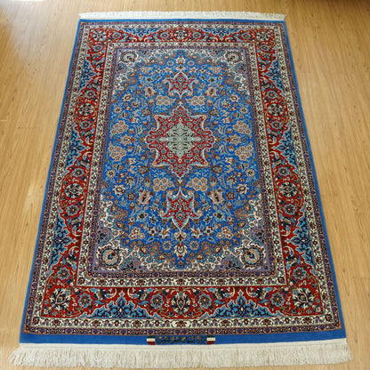  ペルシャ絨毯 イスファハン産 220×150cm  シャジュン房  4661