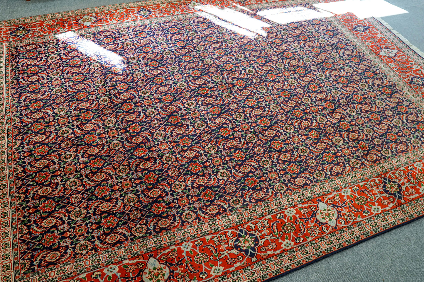 295×202cm ペルシャ手織り絨毯タブリーズ産 Decorworks