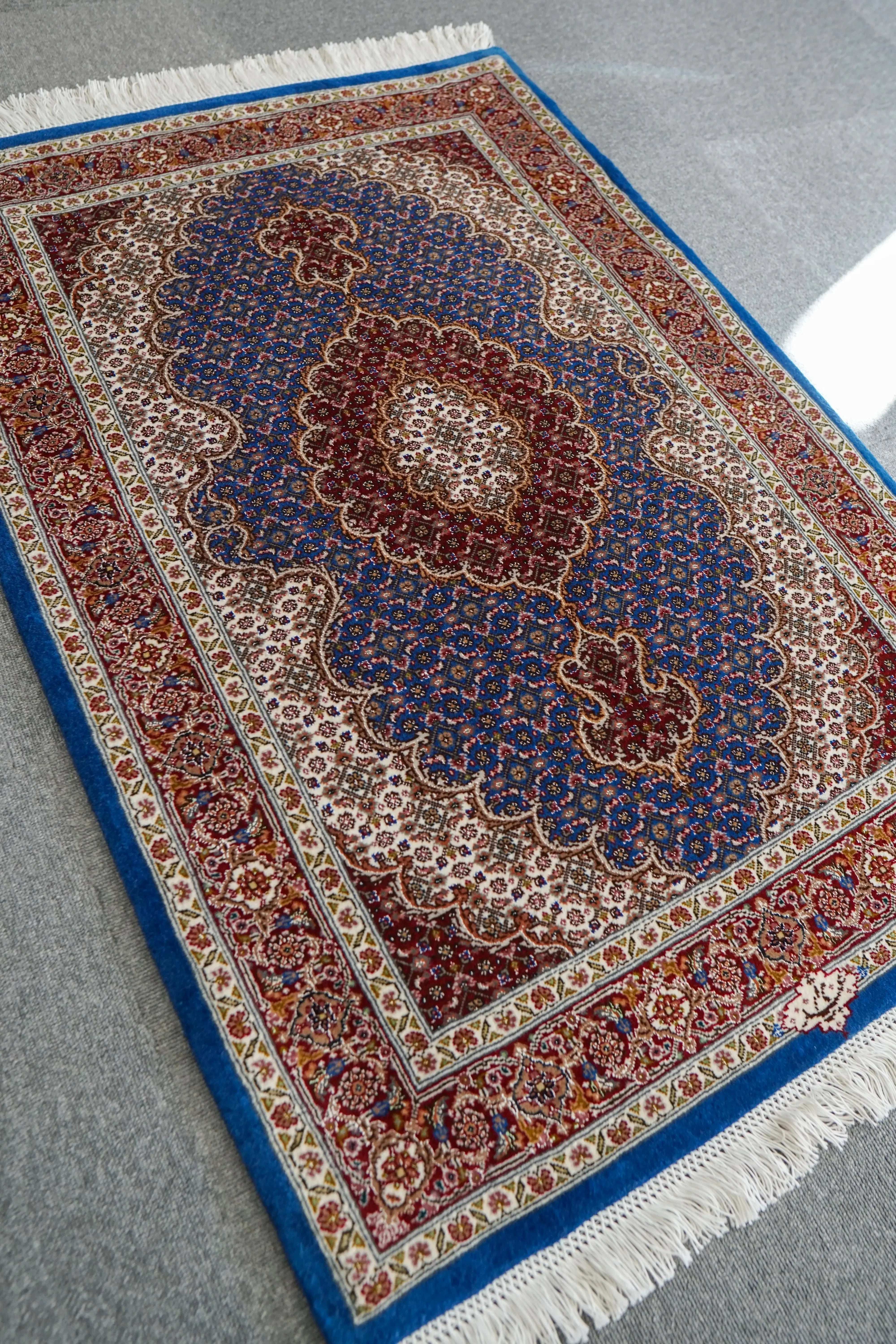 ペルシャ手織り絨毯120×82cmタブリーズ産 50RAJ - Decorworks