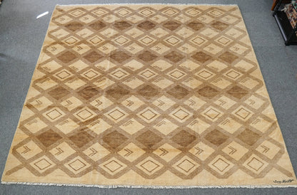 190×198cm   パキスタン手織りギャッベ Decorworks