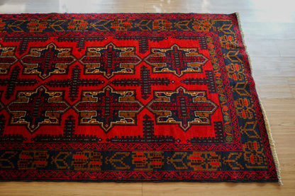 ペルシャ絨毯 バルーチ トライバルラグ 187×114cm