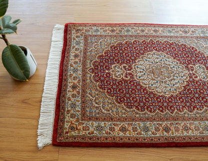  88×61cm　ペルシャ絨毯 タブリーズ産　50RAJ