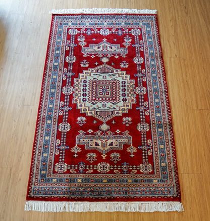 パキスタン手織り絨毯 156×94cm