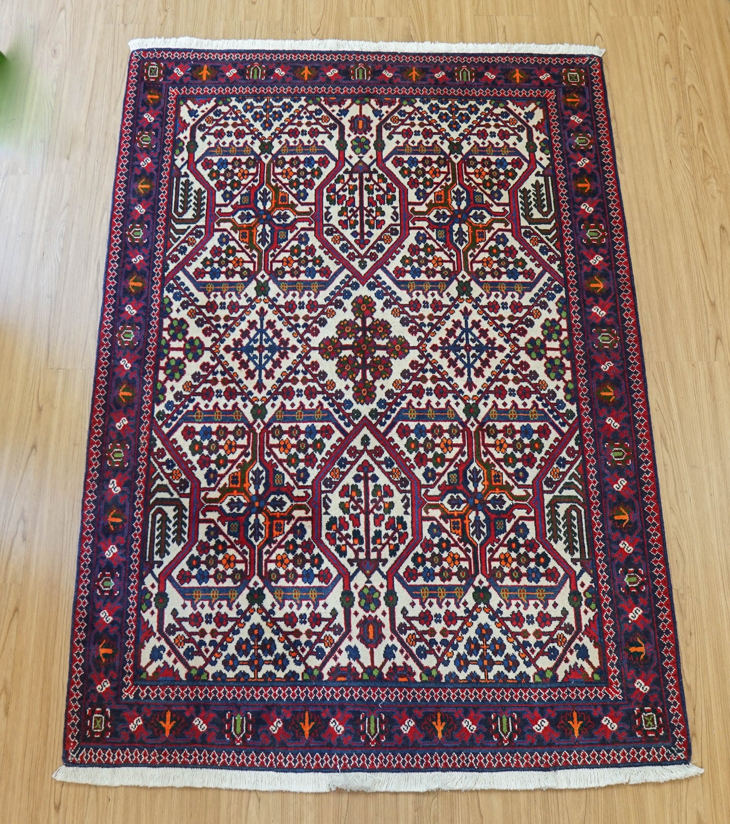  ペルシャ絨毯 カシャーン 157×110cm