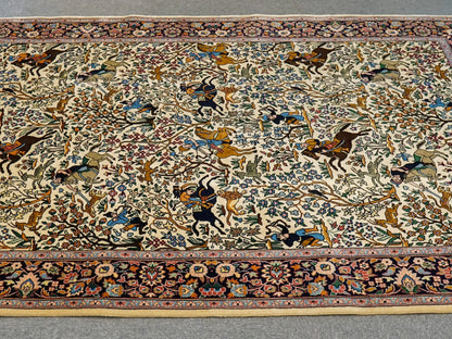 218×140cm   パキスタン手織り絨毯 Decorworks