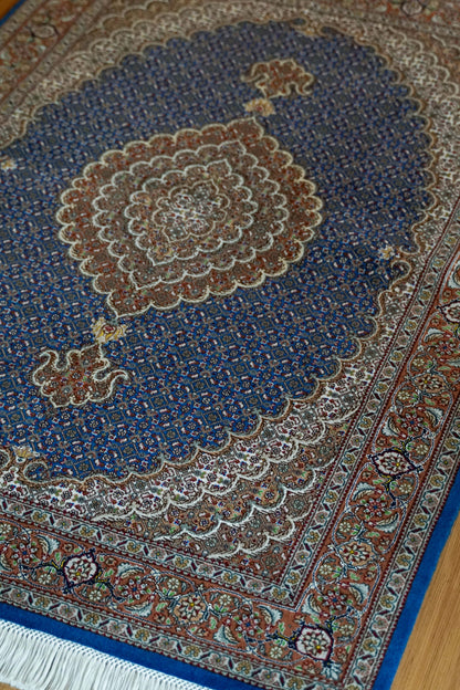 Collection 154×106cm 手織り ペルシャ絨毯 タブリーズ産　50RAJ