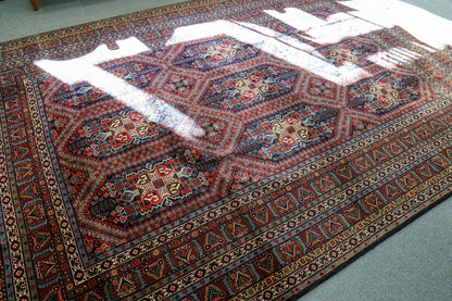 295×195cm アフガニスタン トルクメン　手織り絨毯　 トライバルラグ Decorworks