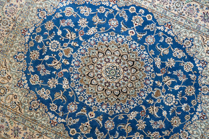  ペルシャ絨毯 ナイン産 250×204cm　