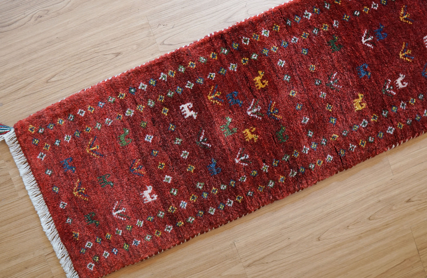 Collection 120×44cm ペルシャギャッベ アマレ族 ギャベ　ランナー