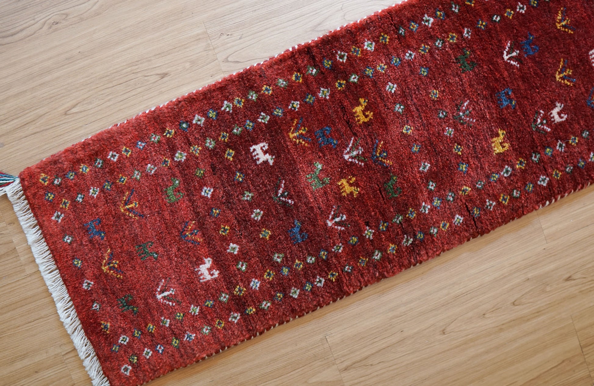 Collection 120×44cm ペルシャギャッベ アマレ族 ギャベ　ランナー