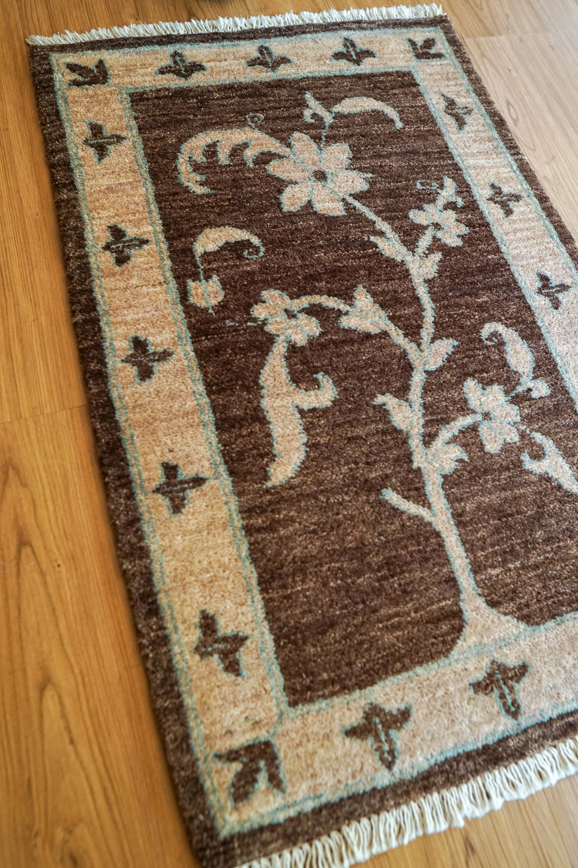  パキスタン手織りギャッベ94×60cm