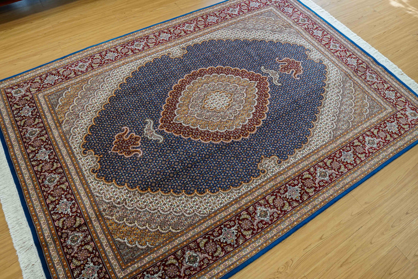 232×167cm 手織り ペルシャ絨毯 タブリーズ産　50RAJ