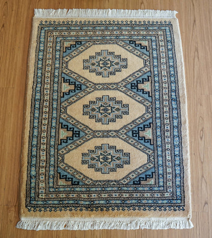  81×63cm  パキスタン手織り絨毯
