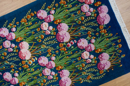  ペルシャ手織り絨毯 タブリーズ 175×103cm