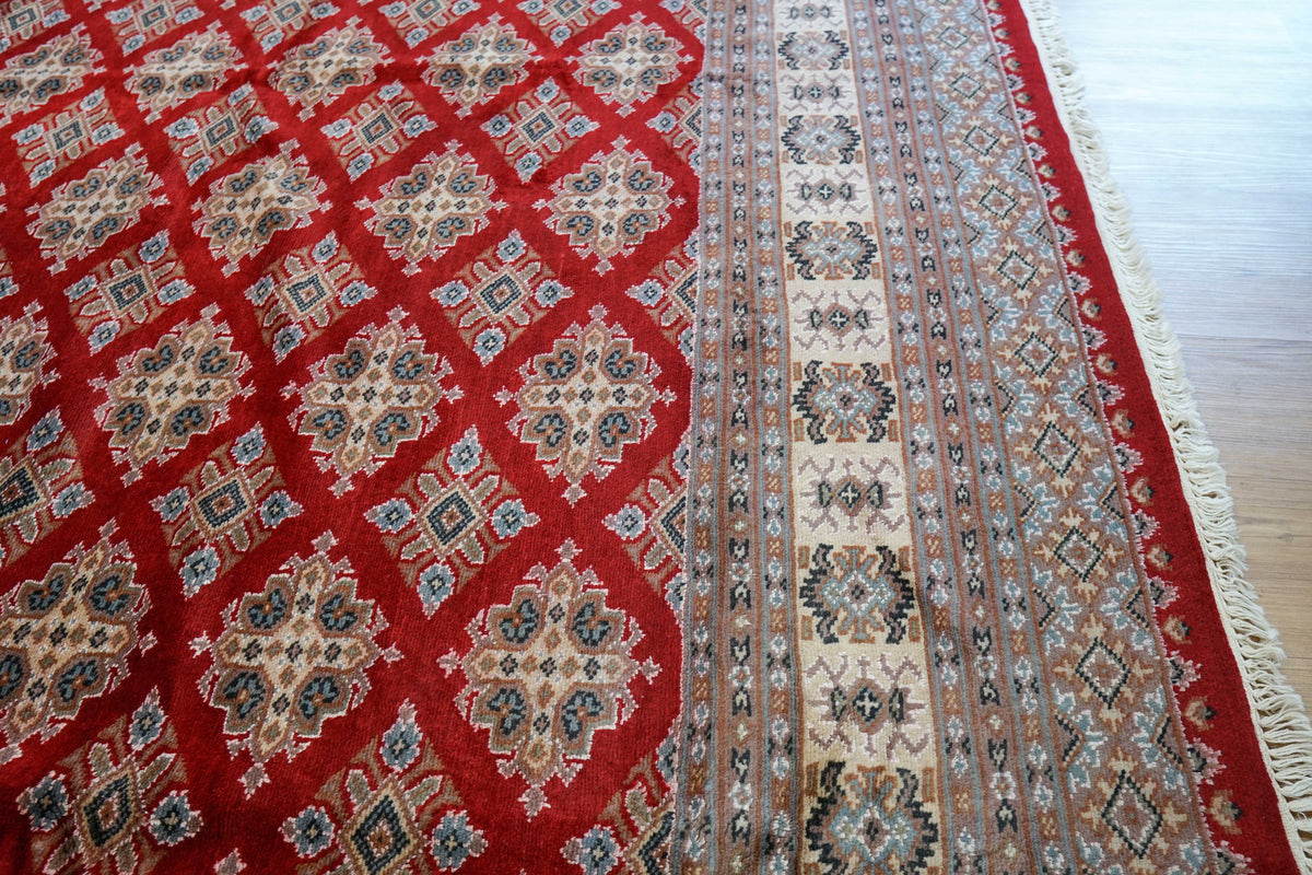  パキスタン手織り絨毯 ジャルダルデザイン 255×250cm