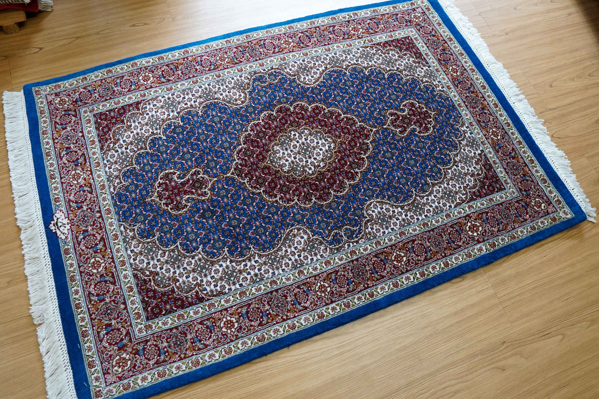  120×82cm 手織り ペルシャ絨毯 タブリーズ産　50RAJ