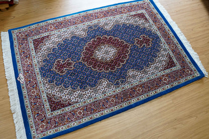  120×82cm 手織り ペルシャ絨毯 タブリーズ産　50RAJ